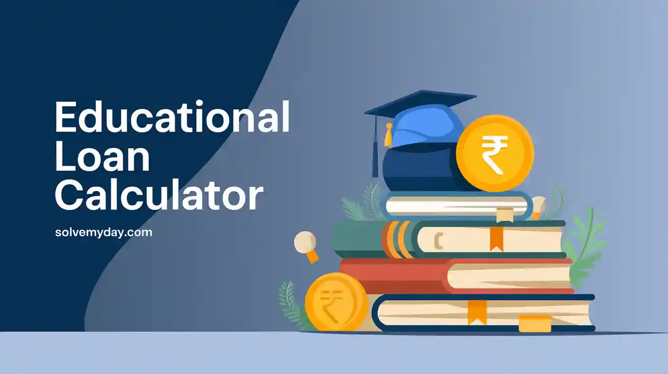 educational loan calculator by solve my day